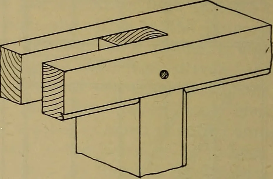 An illustration from Cassells' carpentry and joinery, 1907, leaf 343