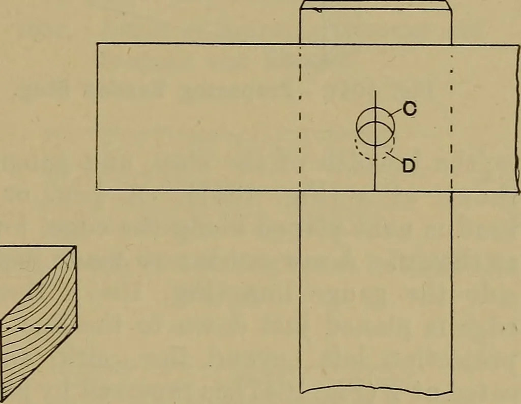 An illustration from Cassells' carpentry and joinery, 1907, leaf 344