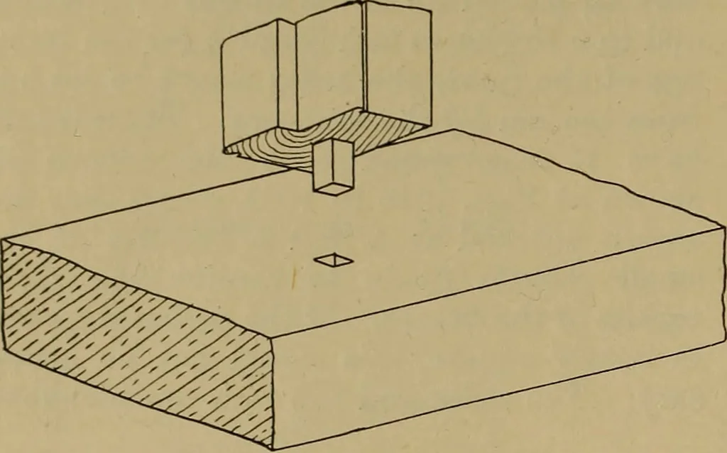 An illustration from Cassells' carpentry and joinery, 1907, leaf 347