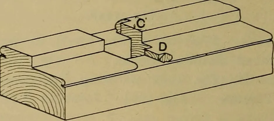 An illustration from Cassells' carpentry and joinery, 1907, leaf 347