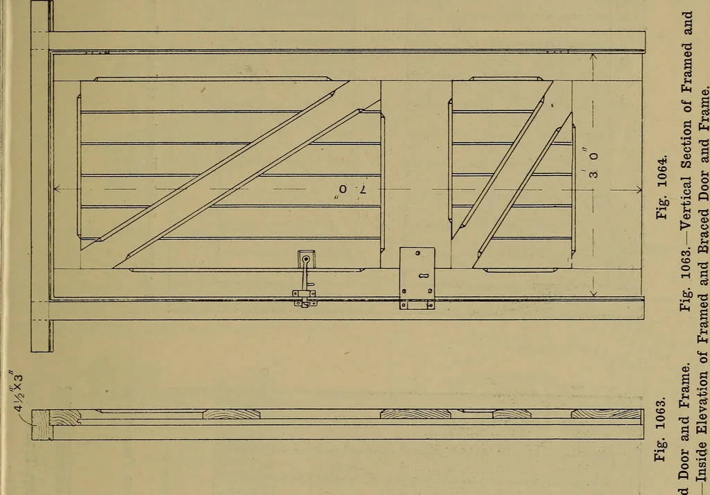 An illustration from Cassells' carpentry and joinery, 1907, leaf 348