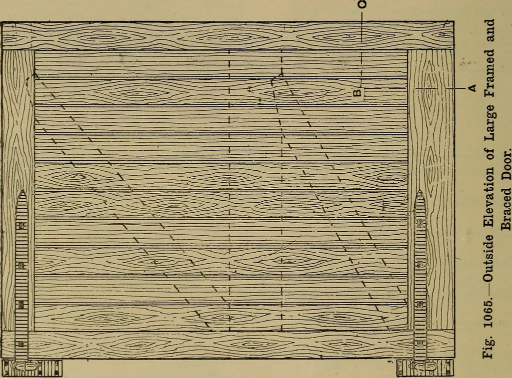 An illustration from Cassells' carpentry and joinery, 1907, leaf 349
