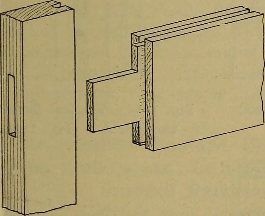 An illustration from Cassells' carpentry and joinery, 1907, leaf 360