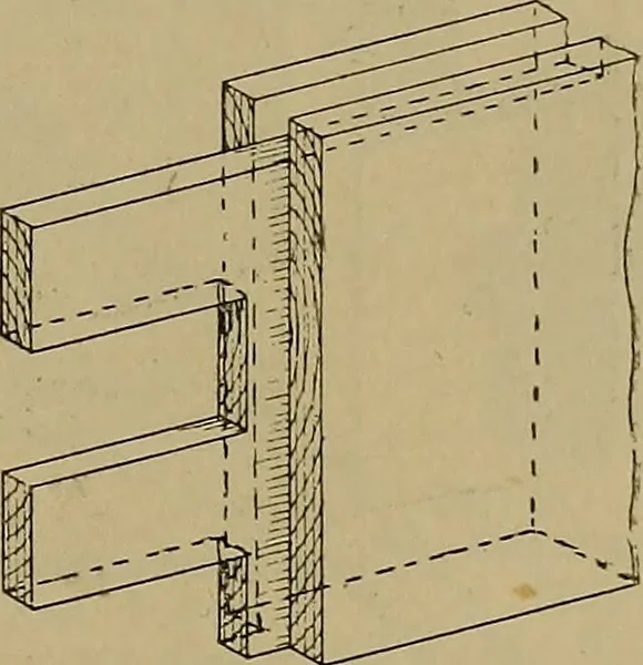 An illustration from Cassells' carpentry and joinery, 1907, leaf 362
