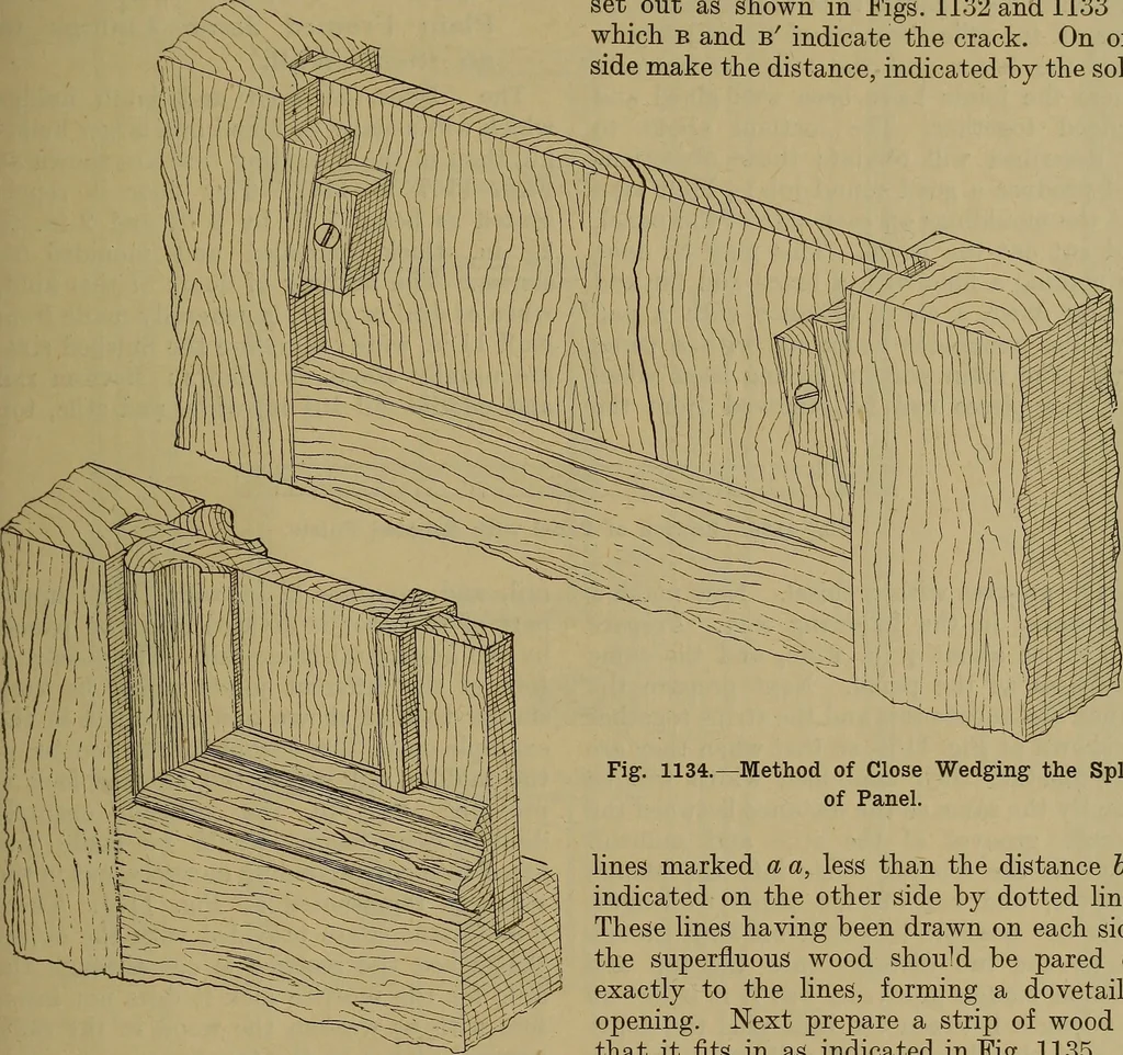 An illustration from Cassells' carpentry and joinery, 1907, leaf 370