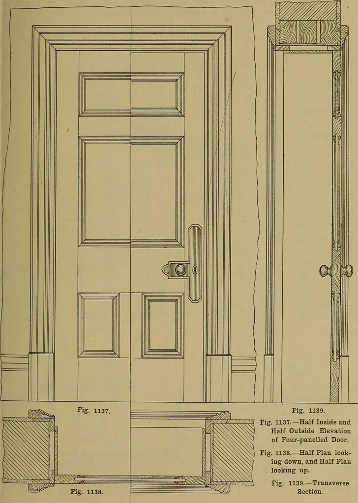 An illustration from Cassells' carpentry and joinery, 1907, leaf 372