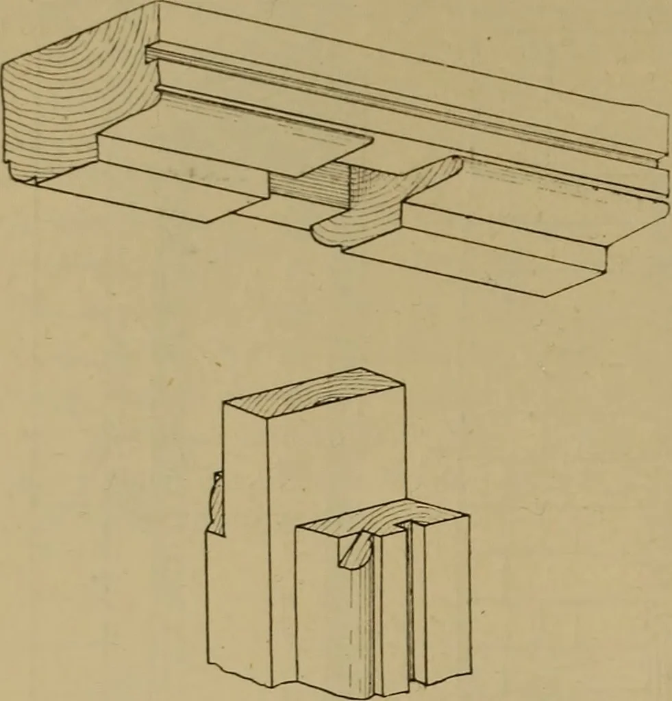 An illustration from Cassells' carpentry and joinery, 1907, leaf 377