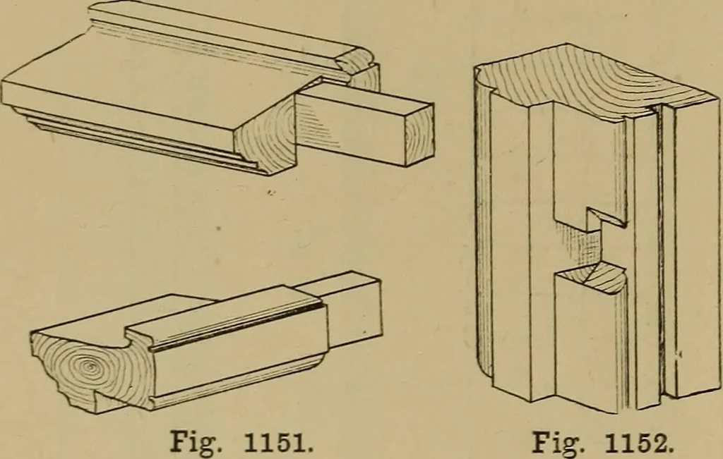An illustration from Cassells' carpentry and joinery, 1907, leaf 377