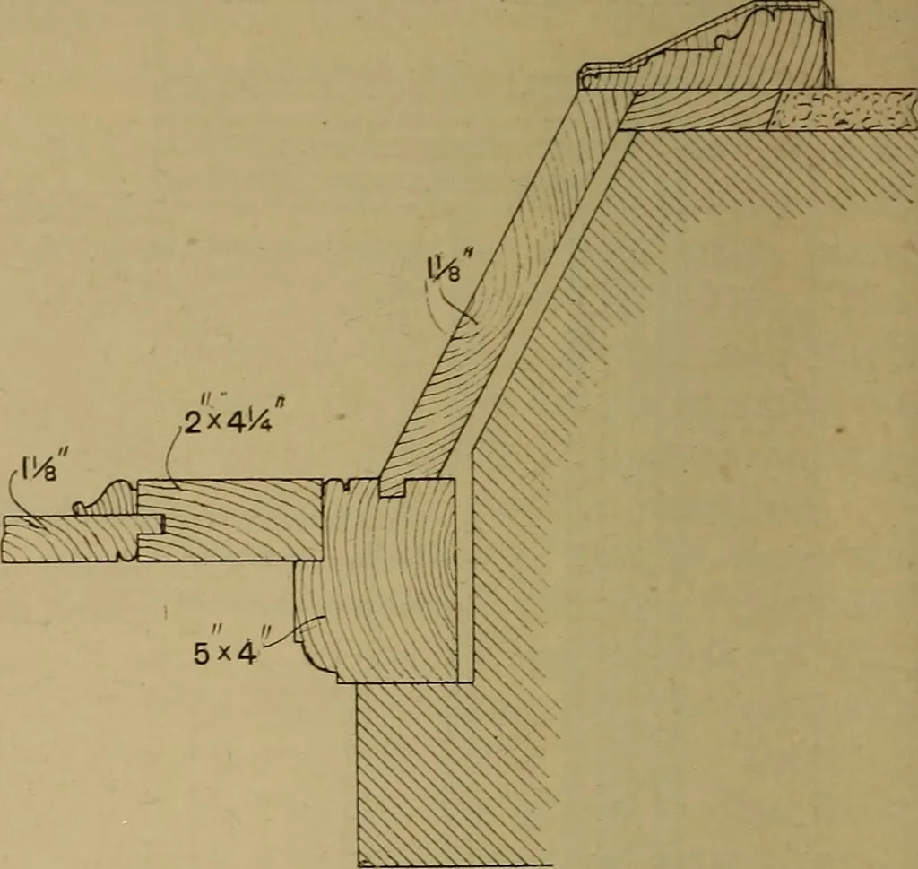 An illustration from Cassells' carpentry and joinery, 1907, leaf 377