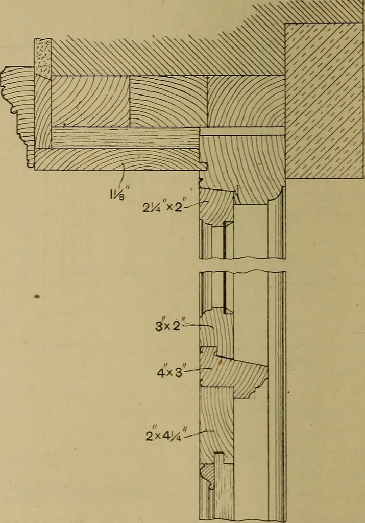 An illustration from Cassells' carpentry and joinery, 1907, leaf 377