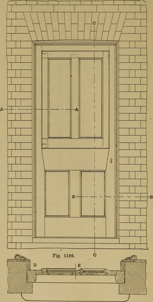 An illustration from Cassells' carpentry and joinery, 1907, leaf 379