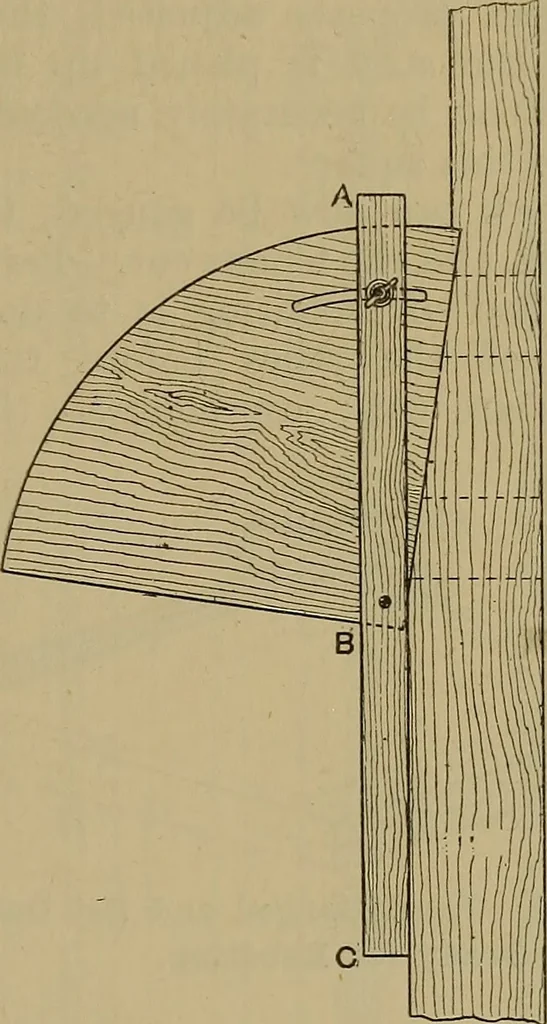 An illustration from Cassells' carpentry and joinery, 1907, leaf 384