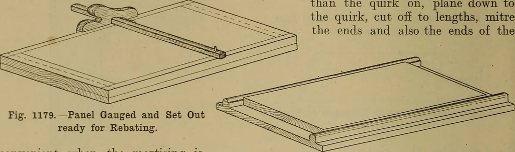 An illustration from Cassells' carpentry and joinery, 1907, leaf 385