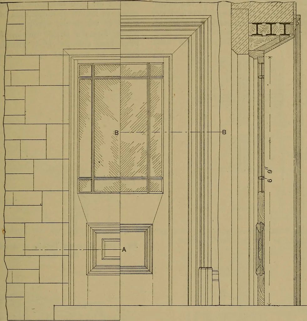 An illustration from Cassells' carpentry and joinery, 1907, leaf 386