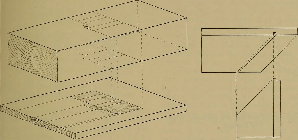 An illustration from Cassells' carpentry and joinery, 1907, leaf 388