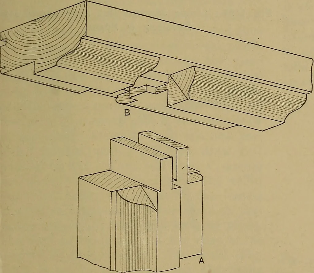 An illustration from Cassells' carpentry and joinery, 1907, leaf 388