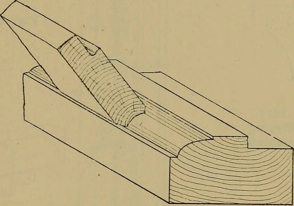 An illustration from Cassells' carpentry and joinery, 1907, leaf 398
