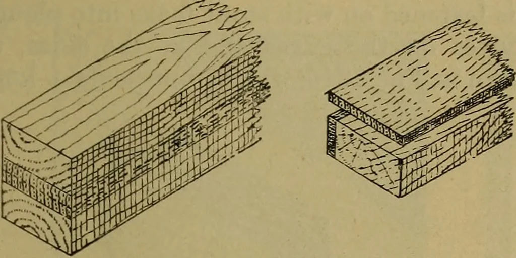 An illustration from Cassells' carpentry and joinery, 1907, leaf 406