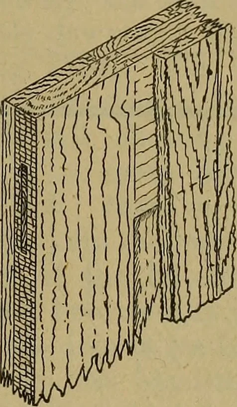 An illustration from Cassells' carpentry and joinery, 1907, leaf 408