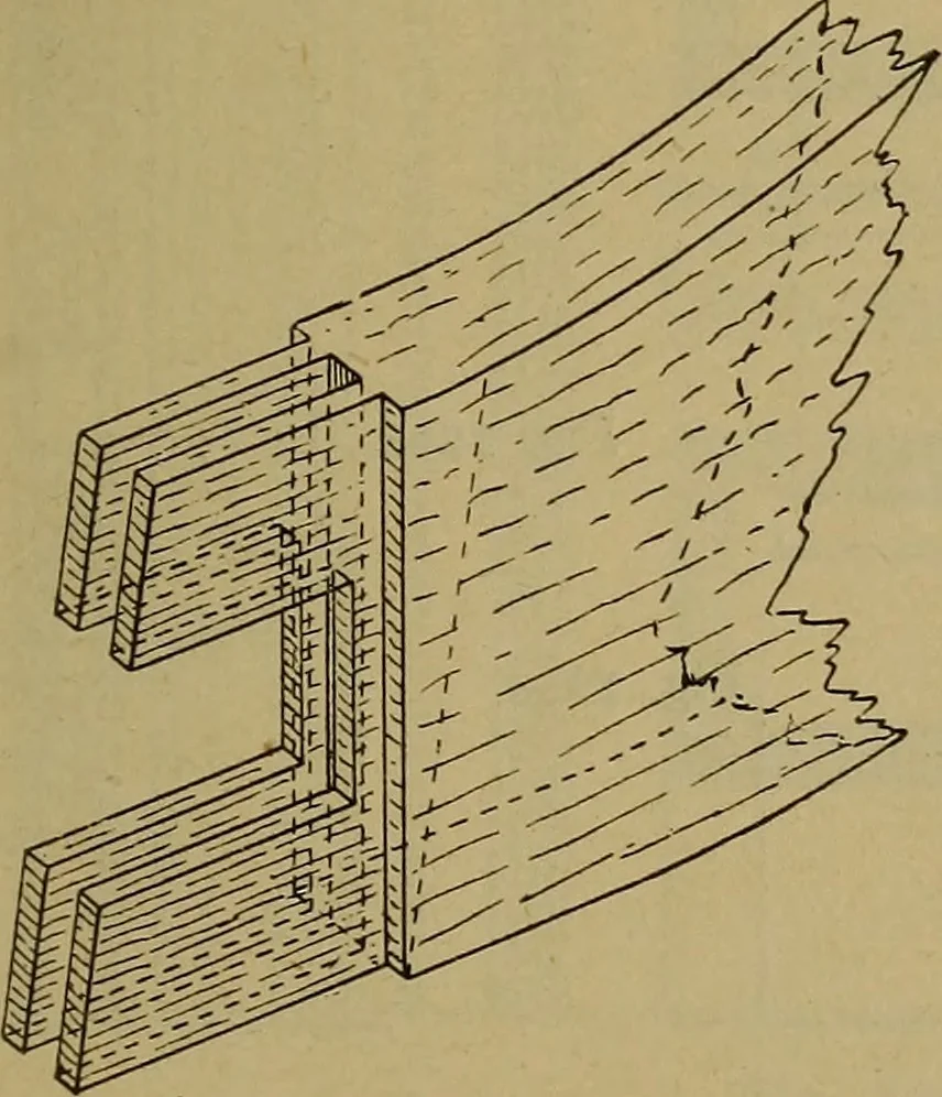 An illustration from Cassells' carpentry and joinery, 1907, leaf 410