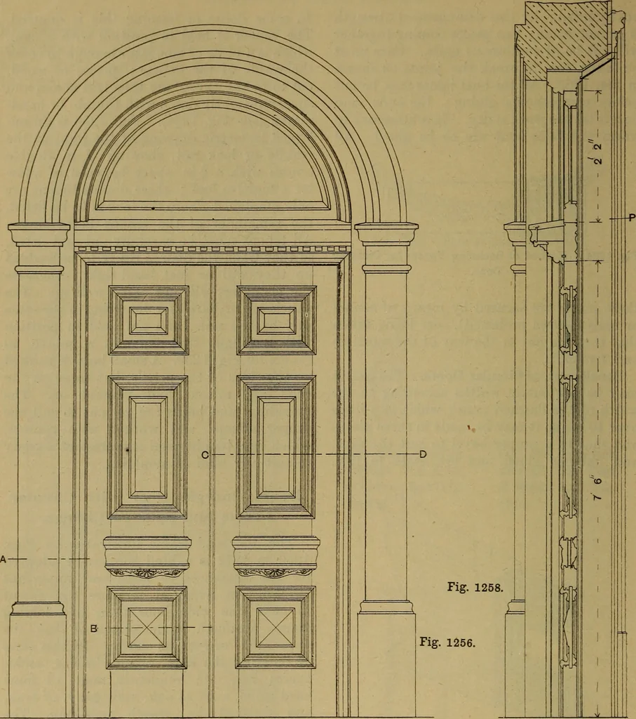An illustration from Cassells' carpentry and joinery, 1907, leaf 411