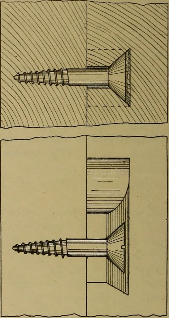 An illustration from Cassells' carpentry and joinery, 1907, leaf 419