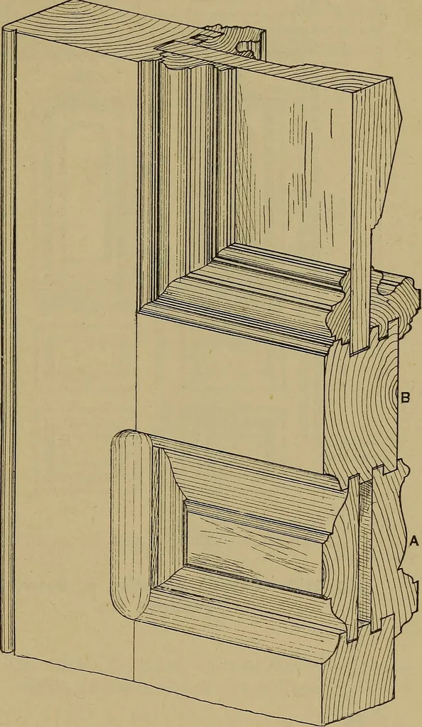 An illustration from Cassells' carpentry and joinery, 1907, leaf 420
