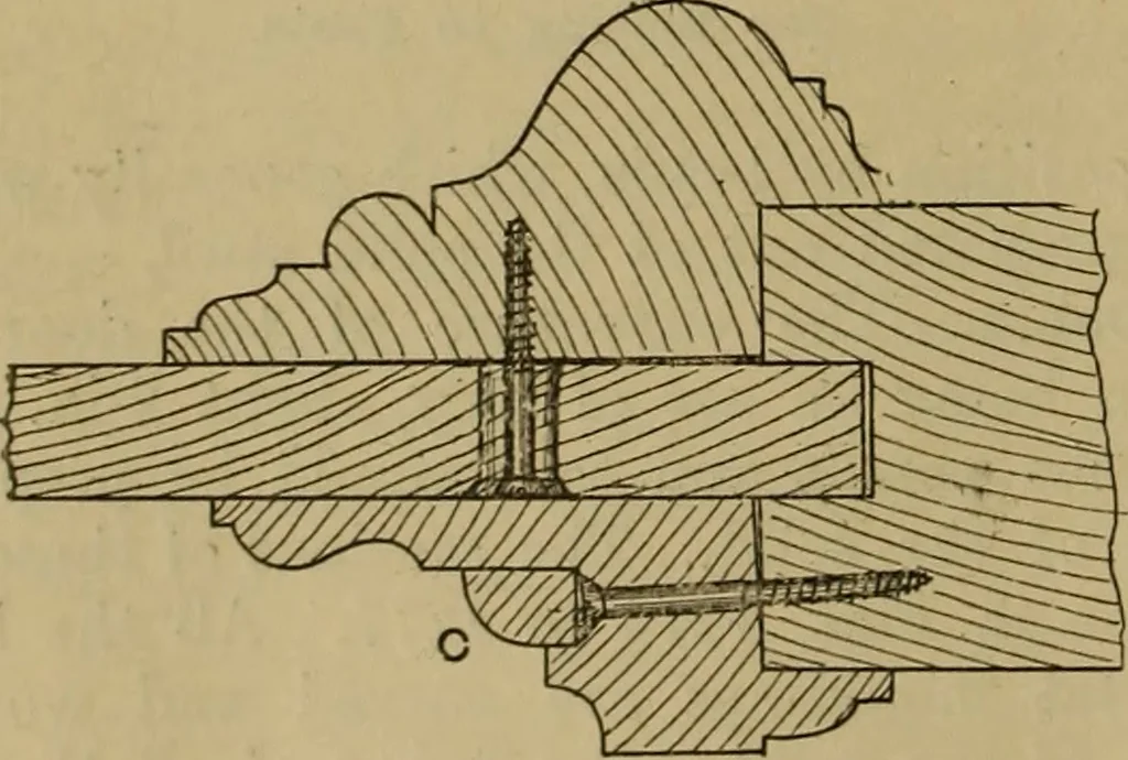 An illustration from Cassells' carpentry and joinery, 1907, leaf 427