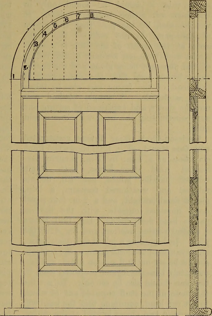 An illustration from Cassells' carpentry and joinery, 1907, leaf 428