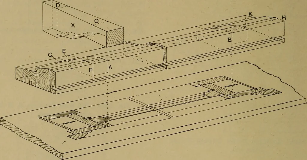 An illustration from Cassells' carpentry and joinery, 1907, leaf 439