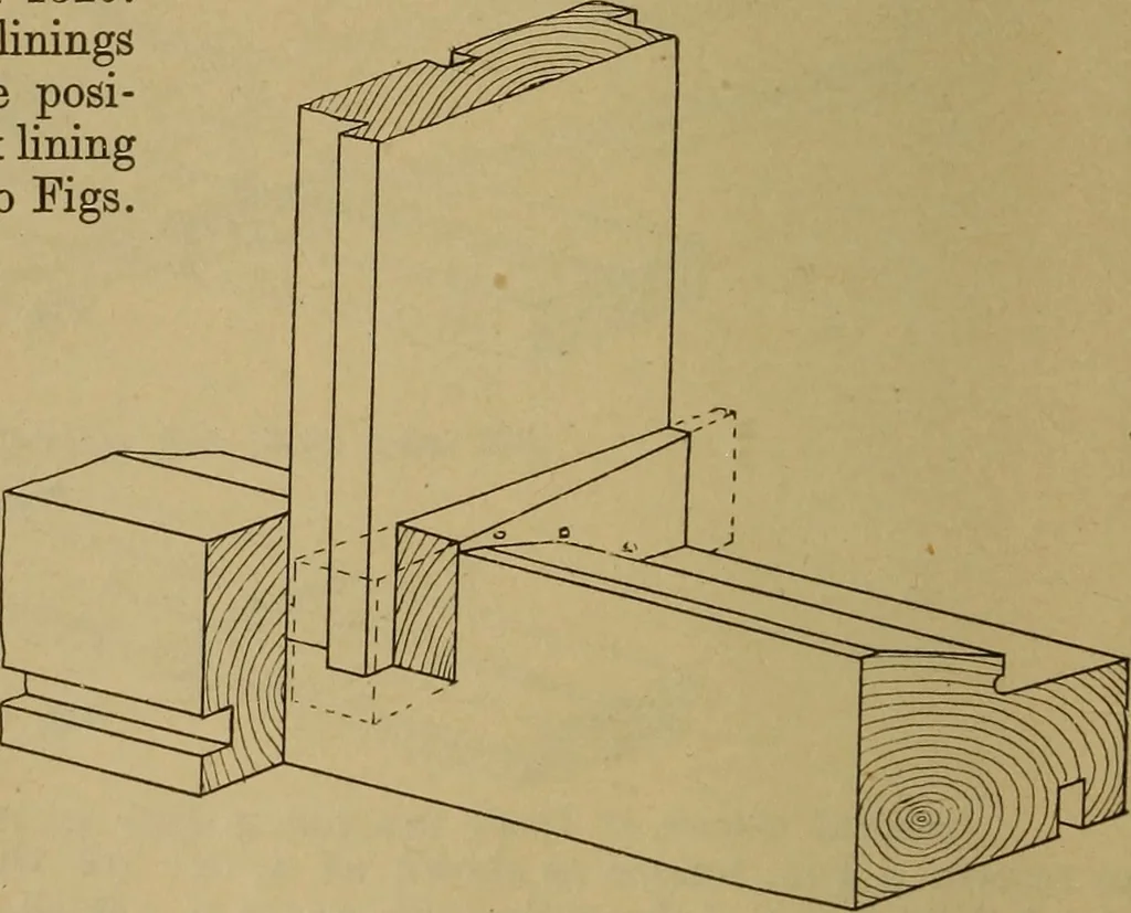 An illustration from Cassells' carpentry and joinery, 1907, leaf 441