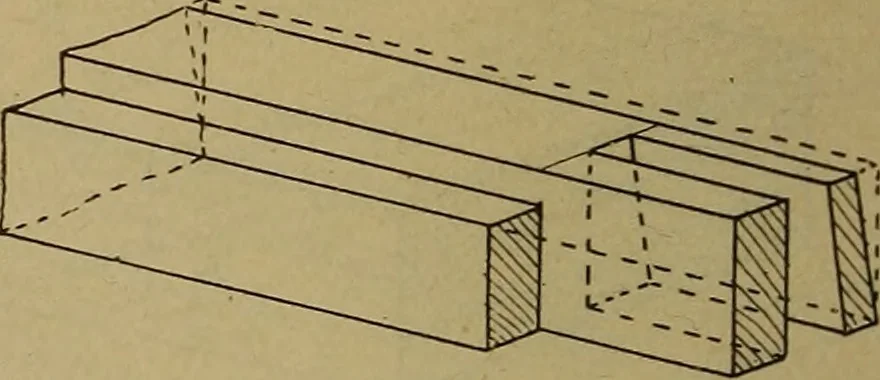 An illustration from Cassells' carpentry and joinery, 1907, leaf 445