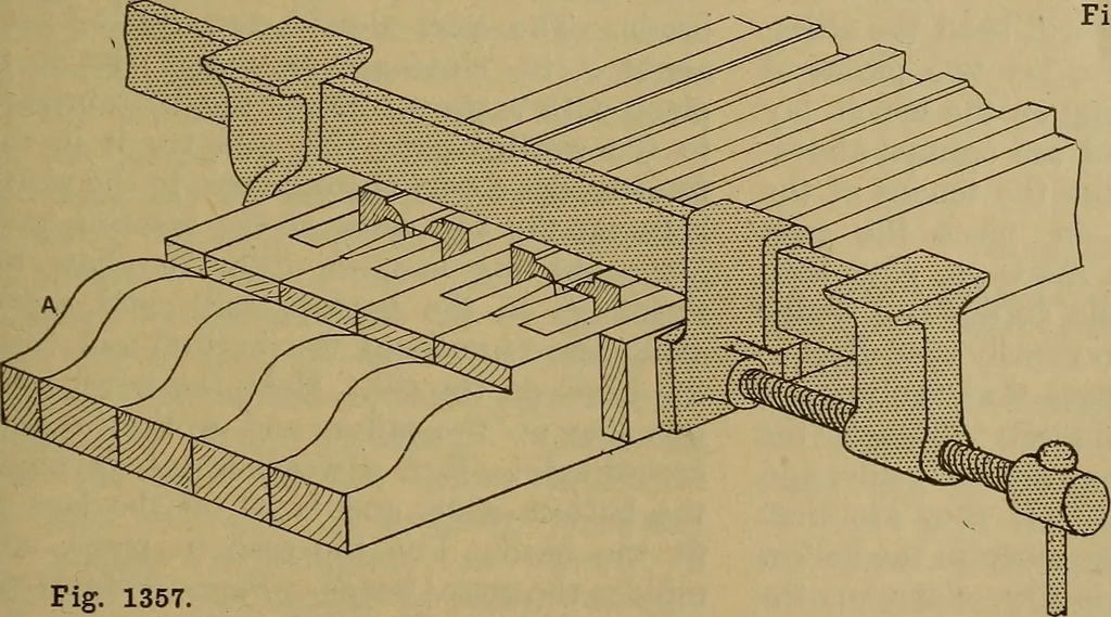 An illustration from Cassells' carpentry and joinery, 1907, leaf 446