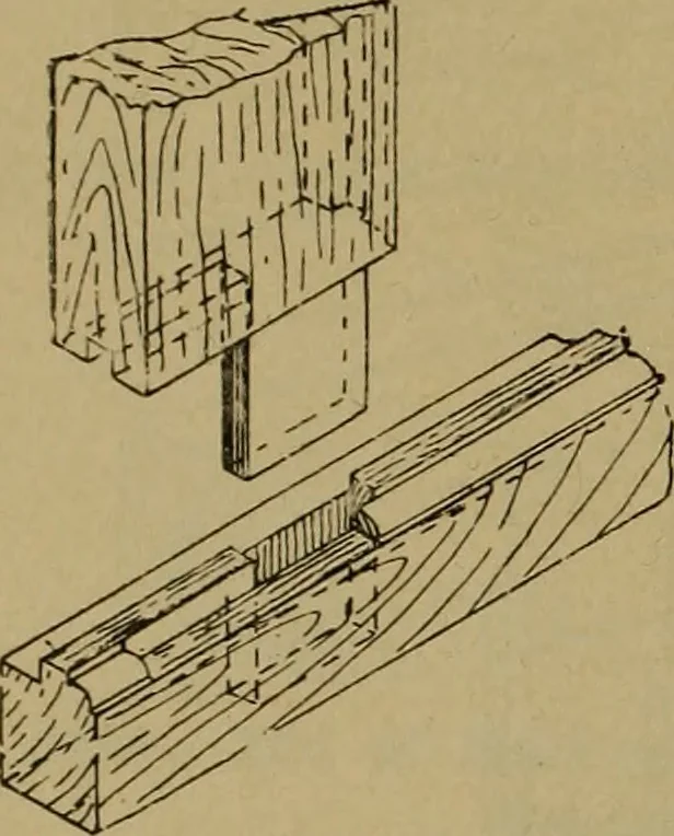 An illustration from Cassells' carpentry and joinery, 1907, leaf 447