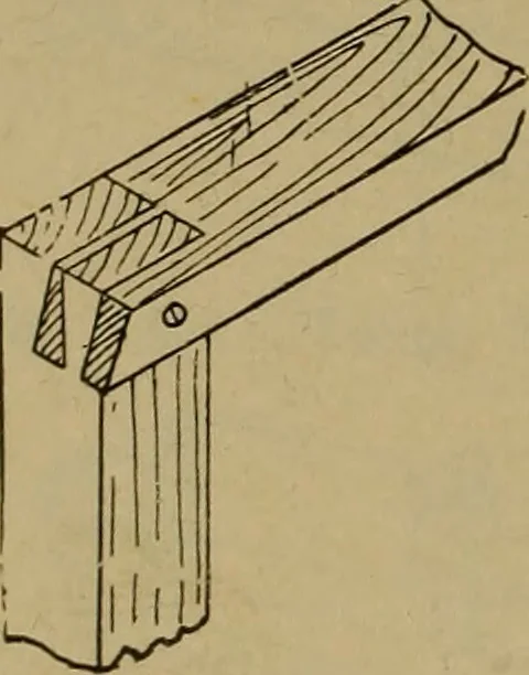 An illustration from Cassells' carpentry and joinery, 1907, leaf 447