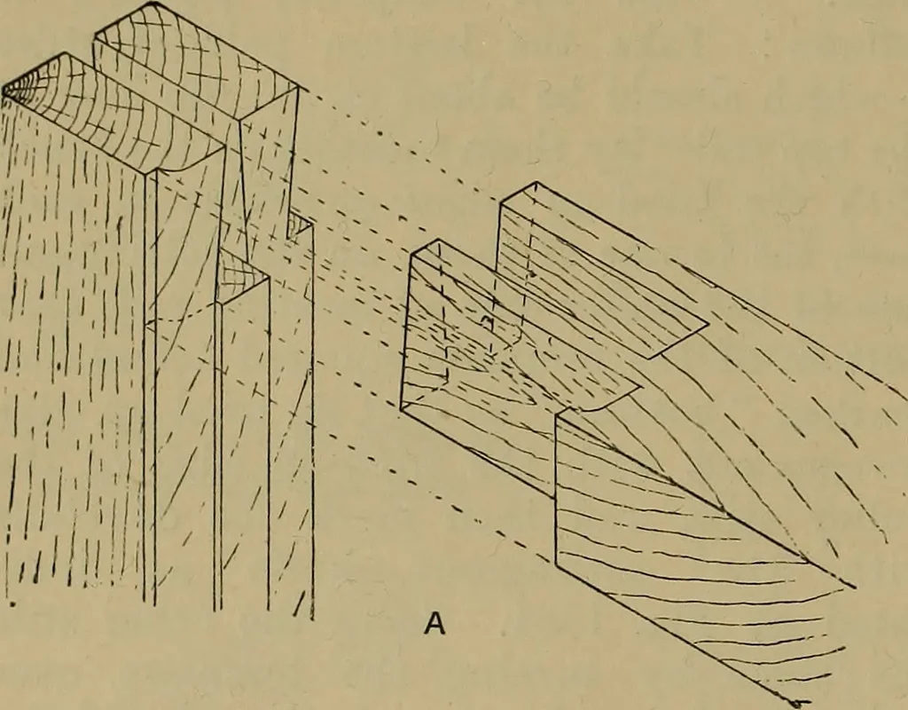 An illustration from Cassells' carpentry and joinery, 1907, leaf 449