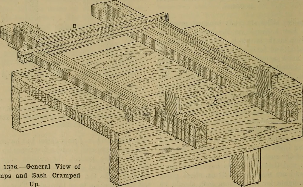 An illustration from Cassells' carpentry and joinery, 1907, leaf 451