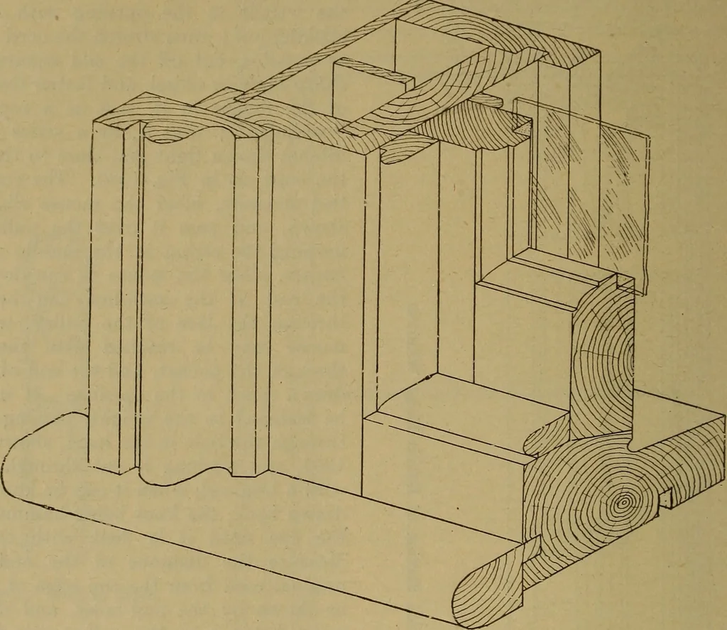 An illustration from Cassells' carpentry and joinery, 1907, leaf 457