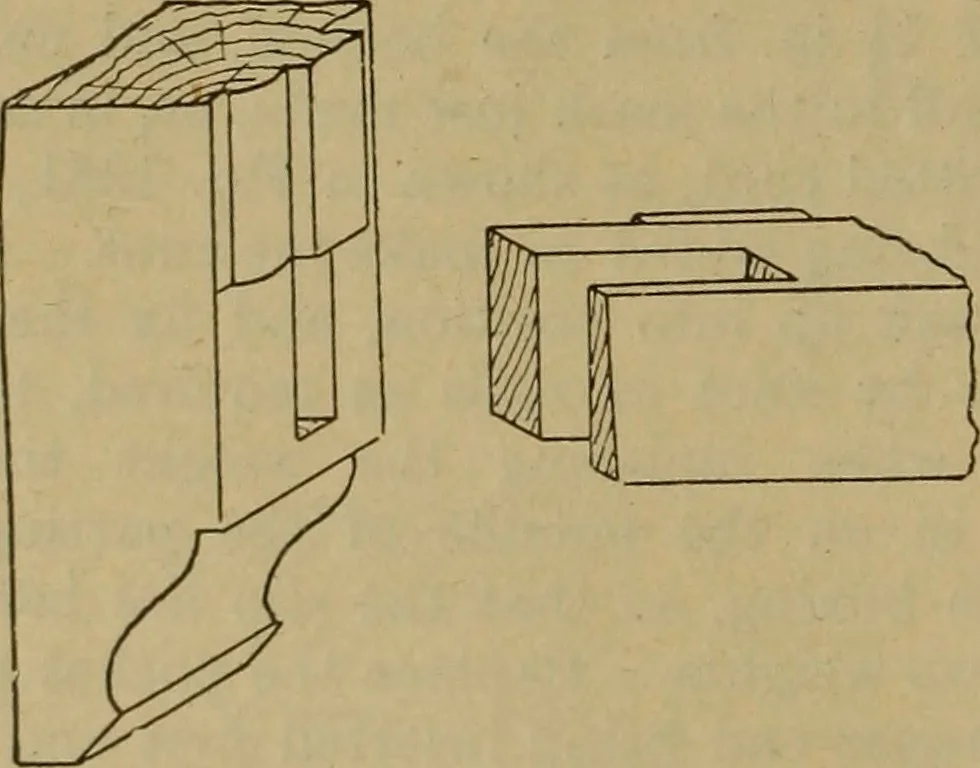An illustration from Cassells' carpentry and joinery, 1907, leaf 457
