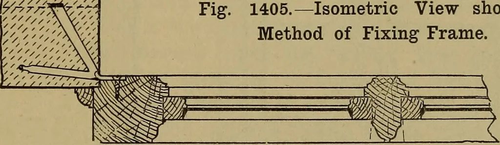An illustration from Cassells' carpentry and joinery, 1907, leaf 460
