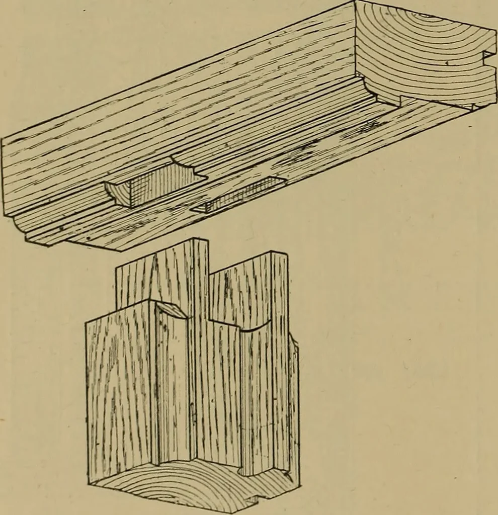 An illustration from Cassells' carpentry and joinery, 1907, leaf 479