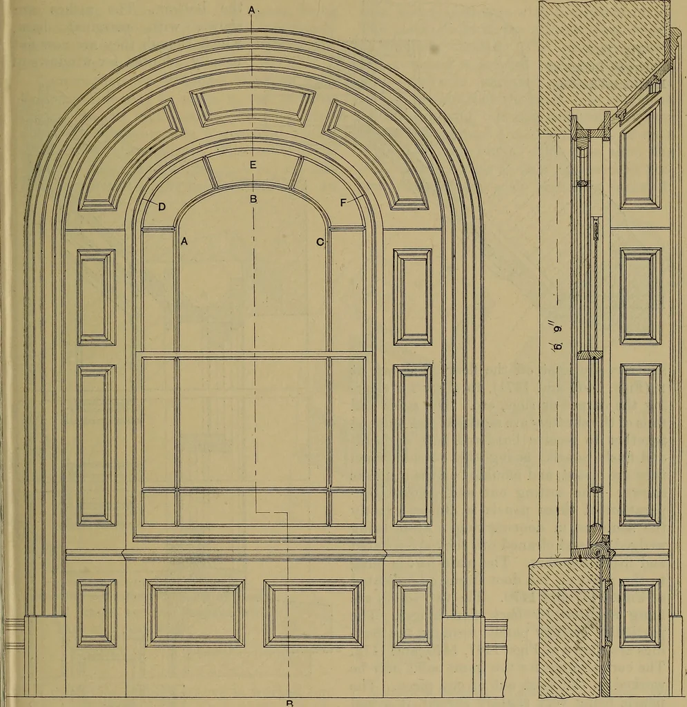 An illustration from Cassells' carpentry and joinery, 1907, leaf 490