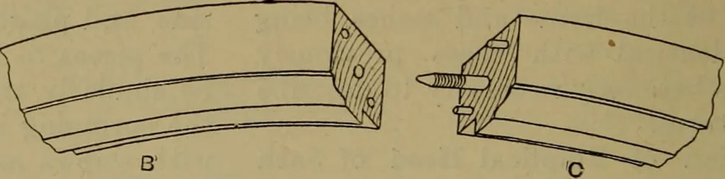 An illustration from Cassells' carpentry and joinery, 1907, leaf 493