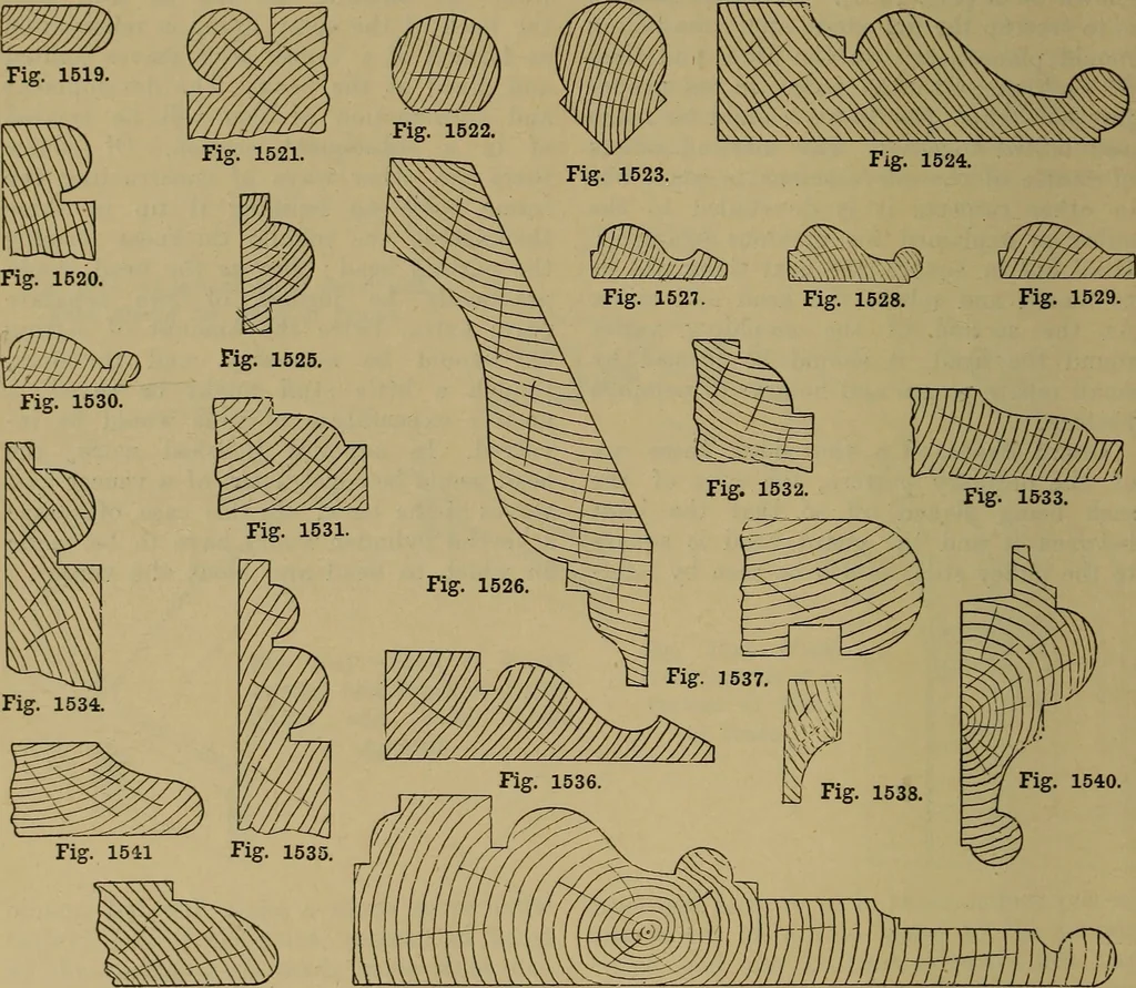 An illustration from Cassells' carpentry and joinery, 1907, leaf 501