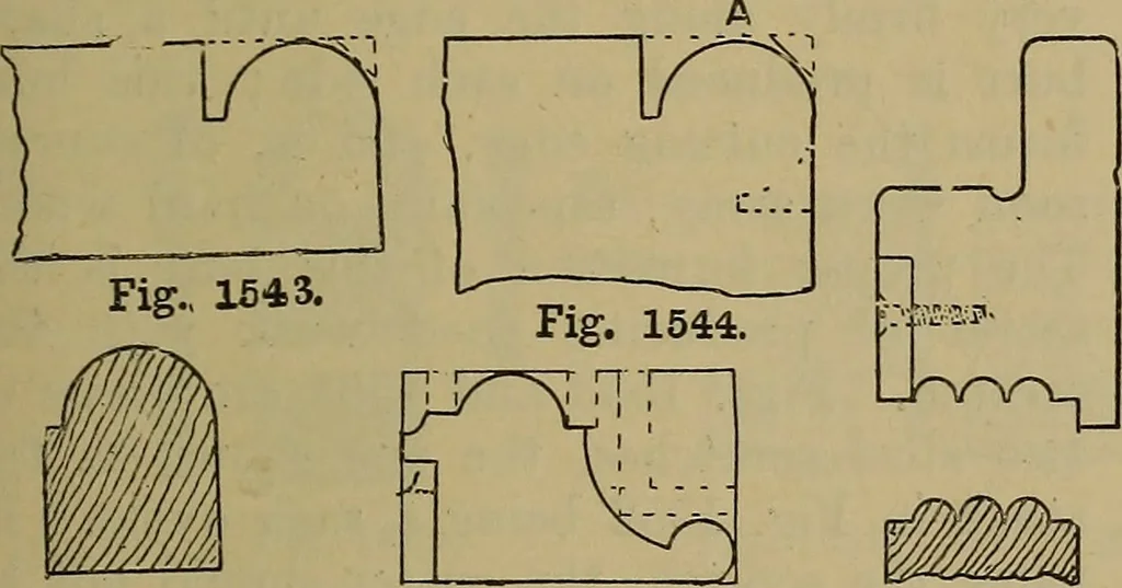 An illustration from Cassells' carpentry and joinery, 1907, leaf 502
