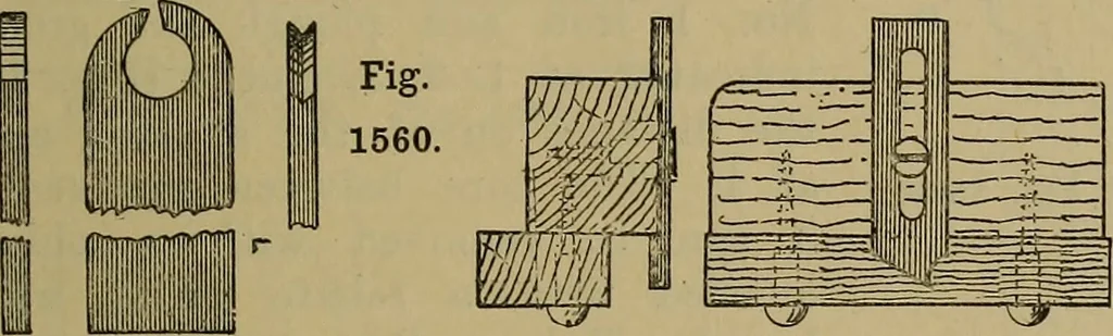 An illustration from Cassells' carpentry and joinery, 1907, leaf 504