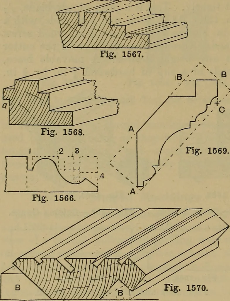 An illustration from Cassells' carpentry and joinery, 1907, leaf 505
