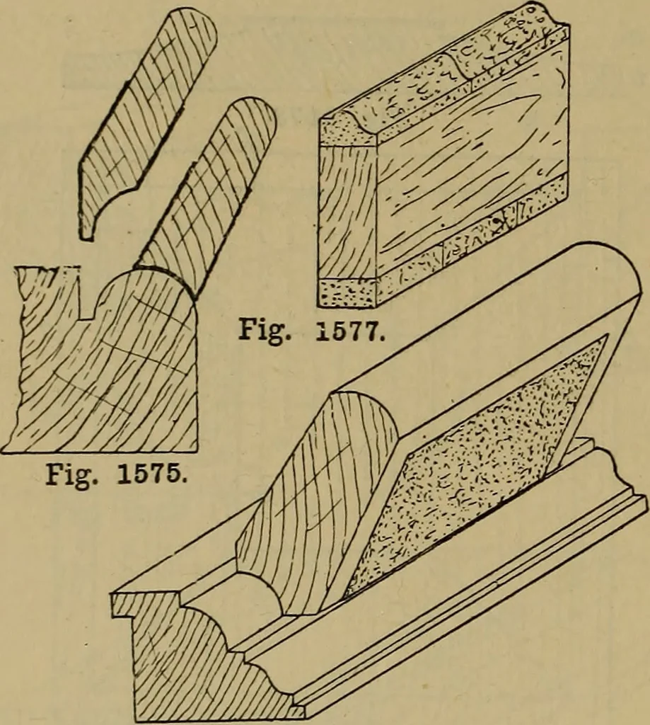 An illustration from Cassells' carpentry and joinery, 1907, leaf 507