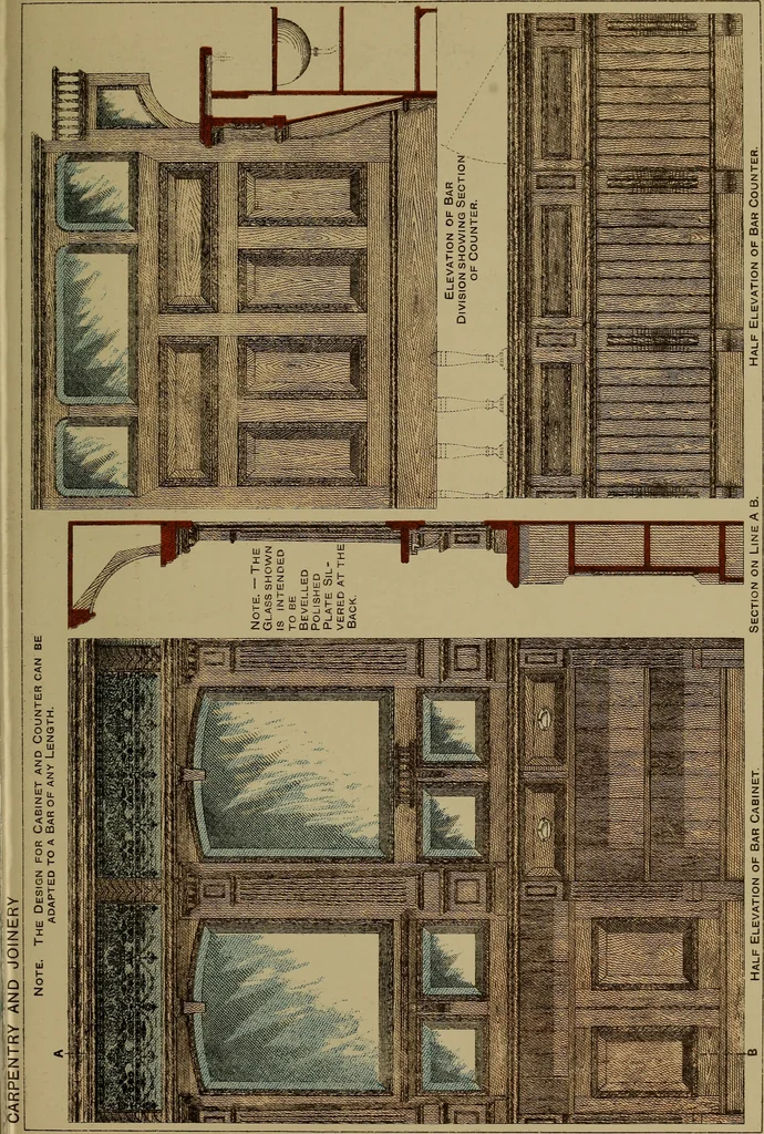 An illustration from Cassells' carpentry and joinery, 1907, leaf 514