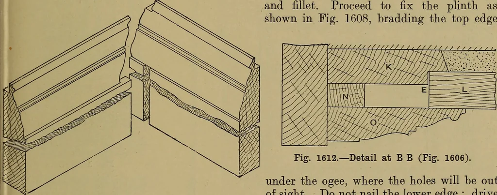 An illustration from Cassells' carpentry and joinery, 1907, leaf 524